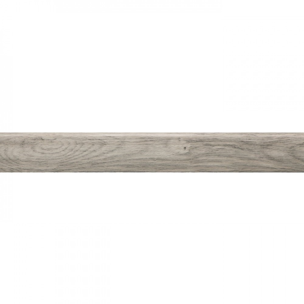 Плинтус напольный Comfort Classic 406 Дуб серый 80 мм — серо-коричневый, под дерево, для дома