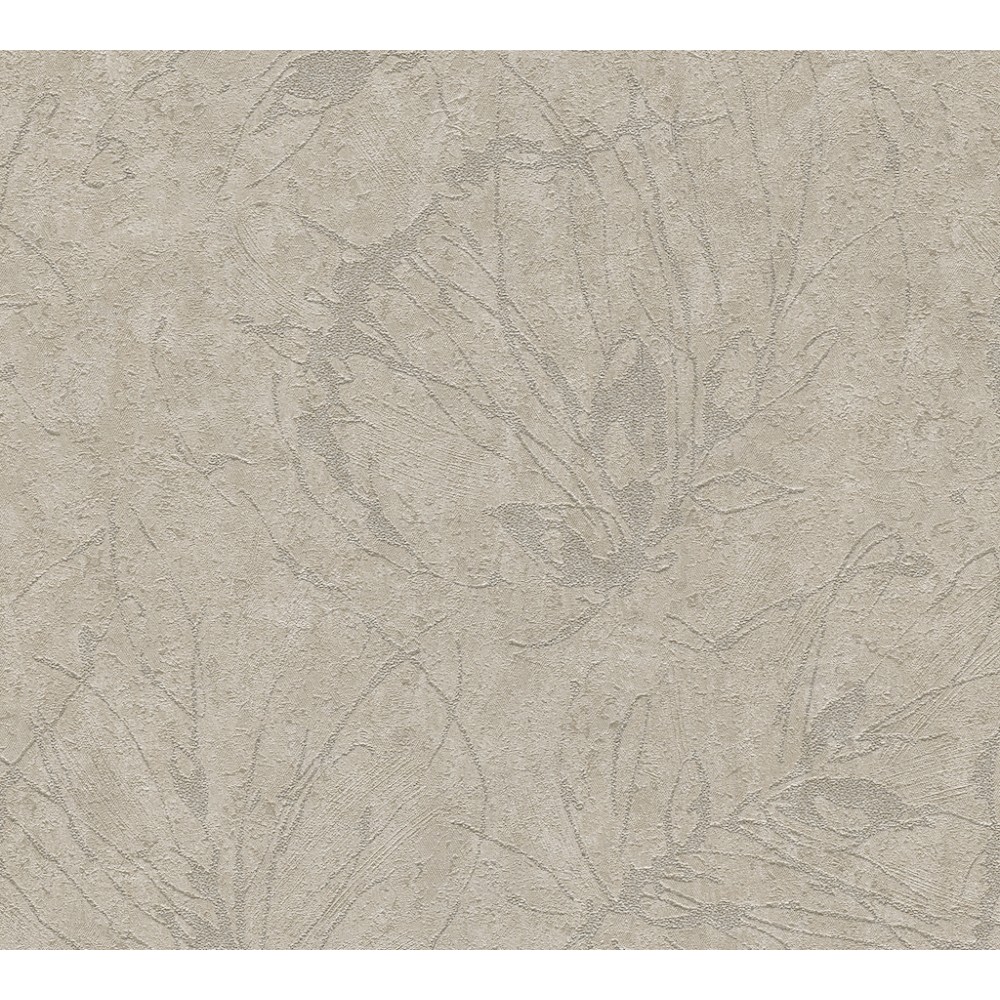 Немецкие обои AS Creation 79125-2 Sylvana — с рисунком листьев, для гостиной