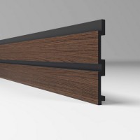 Реечная панель ПВХ Comfort 3D-Prof XXL Каштан 210