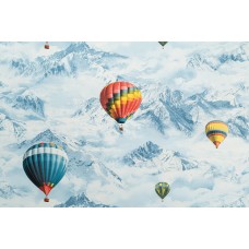 Обои виниловые на флизелине Артакс Воздушные шары 10975-03. 1,06*10,05м