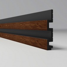 Реечная панель ПВХ Comfort 3D-Prof XL Орех 224