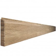 Плинтус вспененный Comfort Классик Софт с мягким краем 80мм 2,2м / Дуб Мокка 204